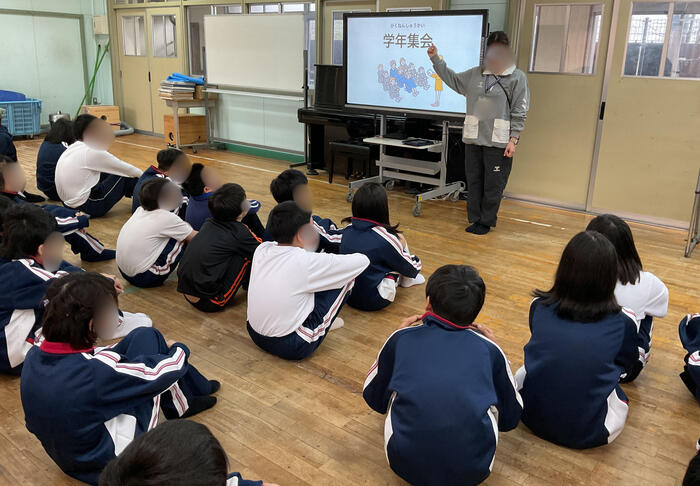 学年集会🎶
