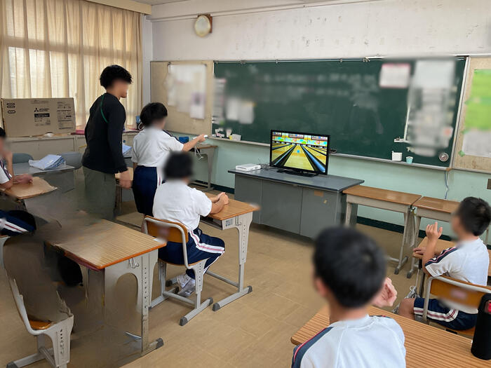 ストライク目指して！！楽しい自立活動🎳