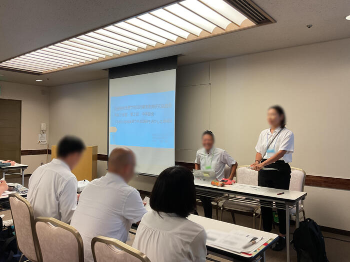 近畿特別支援学校知的障害教育研究協議会にて(夏季休業中）