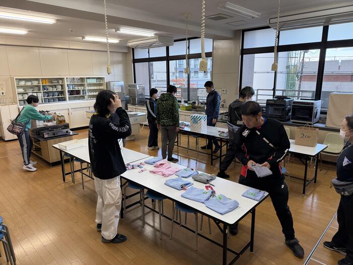 思斉祭_2日目に向けて準備中。