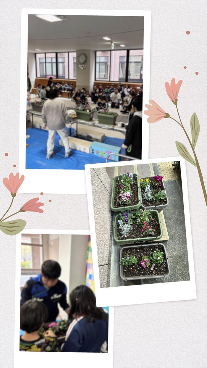 🌷お花いっぱい運動🌷