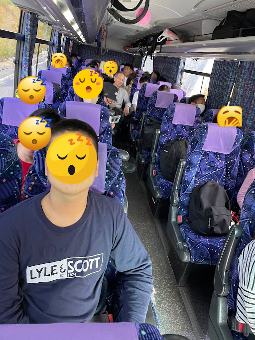 【中学部修学旅行】帰りのバス車内はゆっくりと...