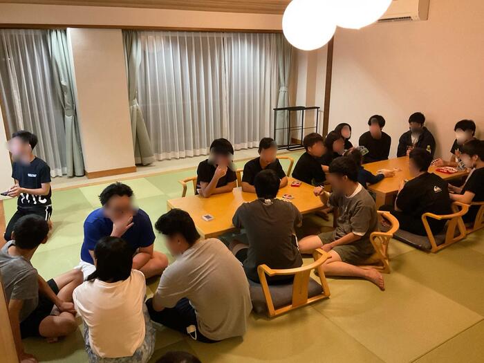 高3修学旅行「 😀就寝前の楽しいひととき」