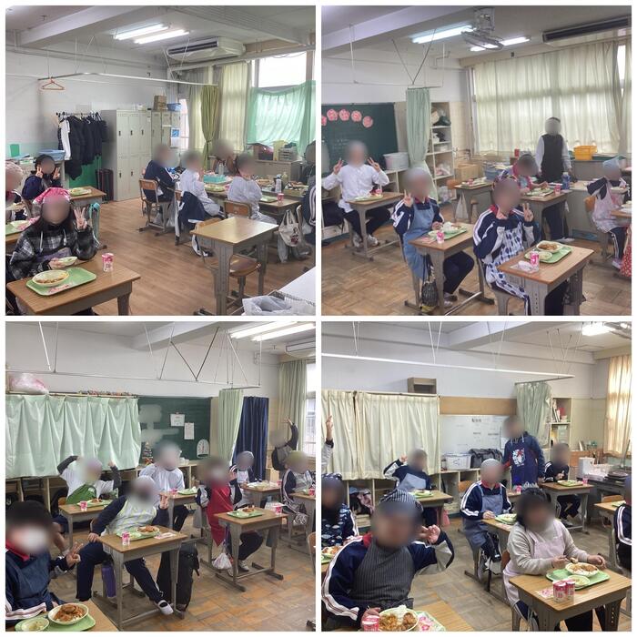 高3ラスト給食🍛