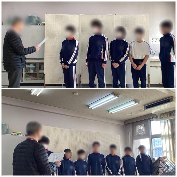 全校集会にて
