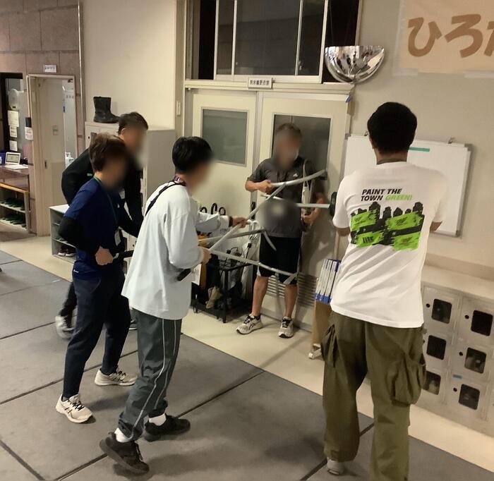 【生活指導部】防犯訓練(不審者対応)