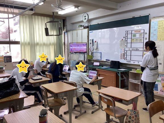 中学部 ICT活用授業（国語②）