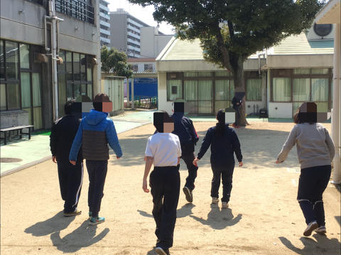 中学部の昼休み!