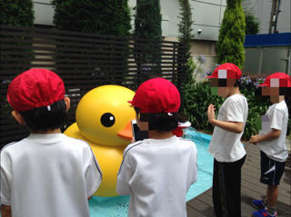 小学部 町探検に