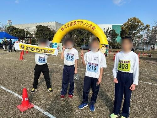 陸上部 住之江区民マラソン (2月11日)
