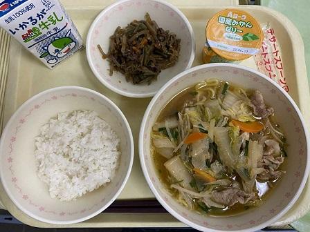 給食の紹介 ラーメン