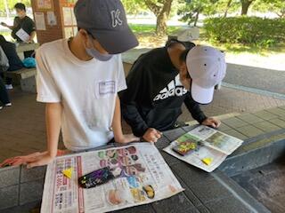中学部２年 宿泊学習１日目①