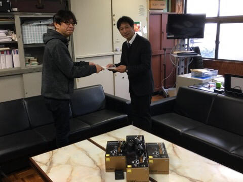 関西電力労働組合大阪南支店支部様から寄贈
