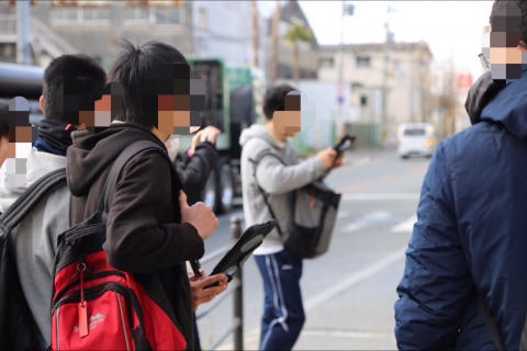 高等部3年 「北加賀屋の街にて」