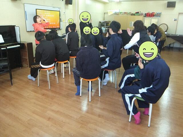中学部3年生は音楽