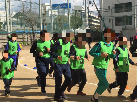 中学部「持久走」