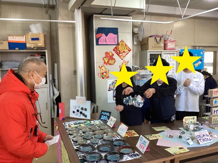高等部2年 学校祭(販売学習)