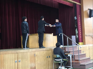 高等部 「卒業式 前日」