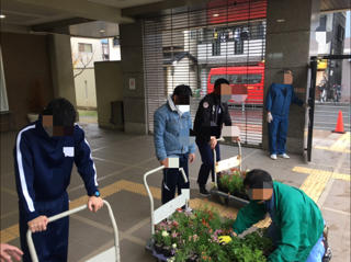 住之江区 種花事業「地域の花づくり」