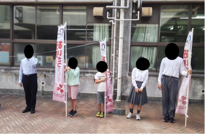 あいさつ運動が始まりました！