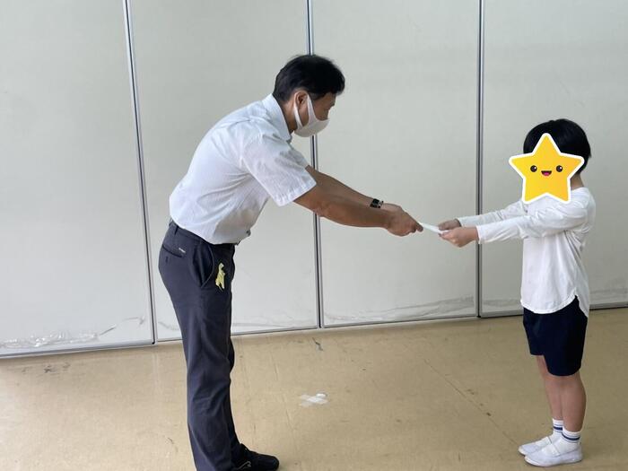 後期児童生徒会役員認証式