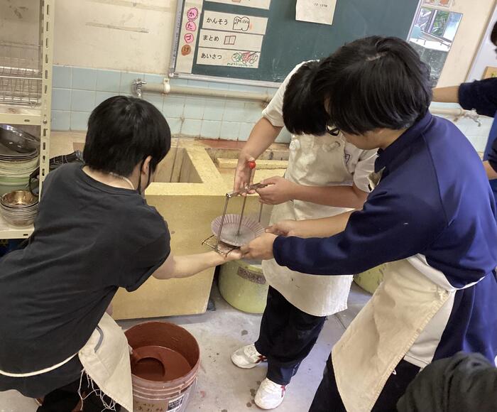 高等部 社会自立Ⅱコース 職業(陶芸)