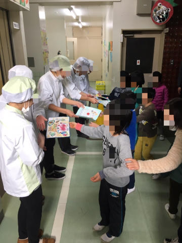 給食調理員さん、ありがとう!