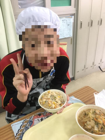 【給食】あんかけチャーハン!