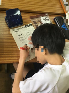 小学部 朝の学習