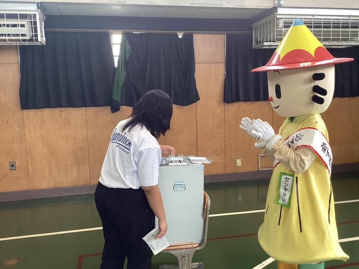 高等部2年 選挙出前講義
