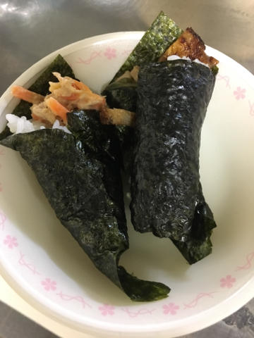 給食 「節分メニュー 恵方巻」