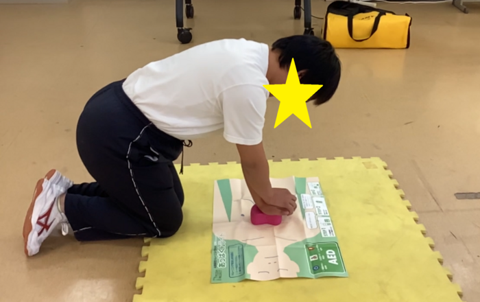 高等部3年 保健~応急手当・心肺蘇生法~