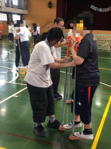 【中学部２年】 交流伝承遊び