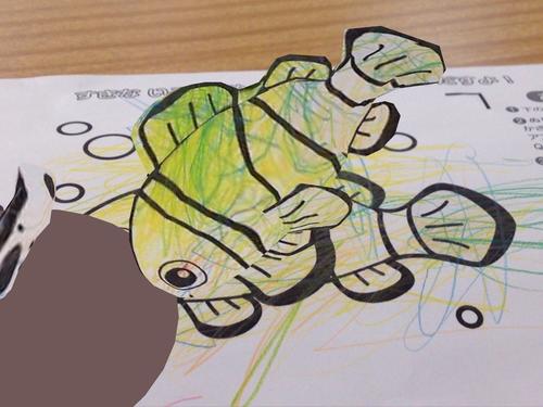 動き出す塗り絵 【知的障がい教育部門 小学部】
