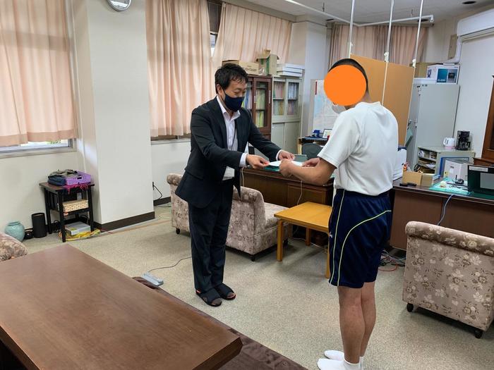 生徒会認証式（知的障がい教育部門）