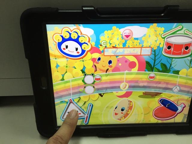 iPadアプリを使ったリズム打ち 【知的部門 小学部】