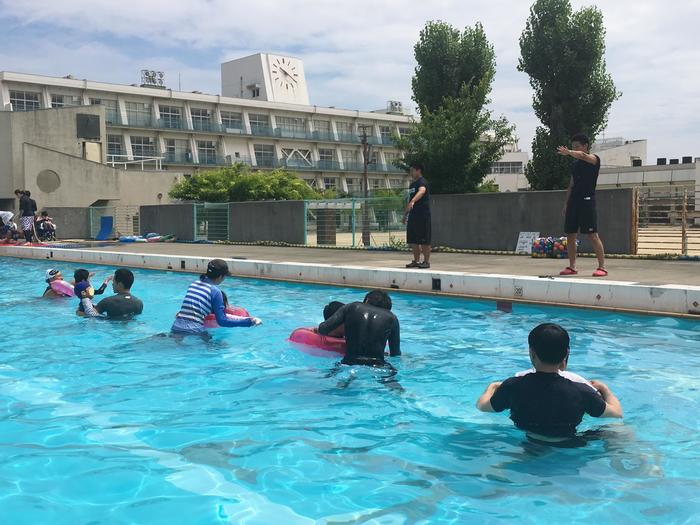 プールの授業が始まりました。