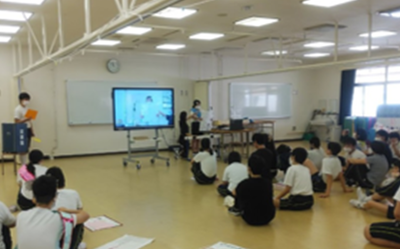 Zoomを用いた生徒会選挙【知的障がい教育部門 中学部】