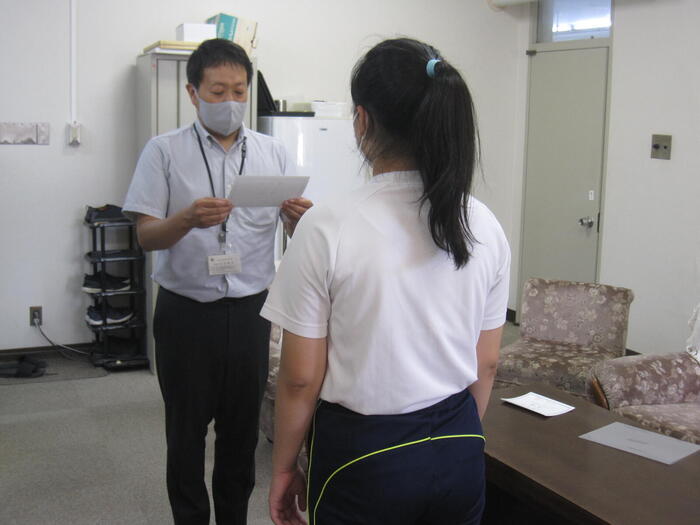後期生徒会始動（知的障がい教育部門）
