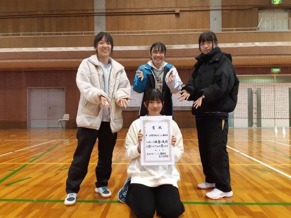 北河内バドミントン競技会入賞