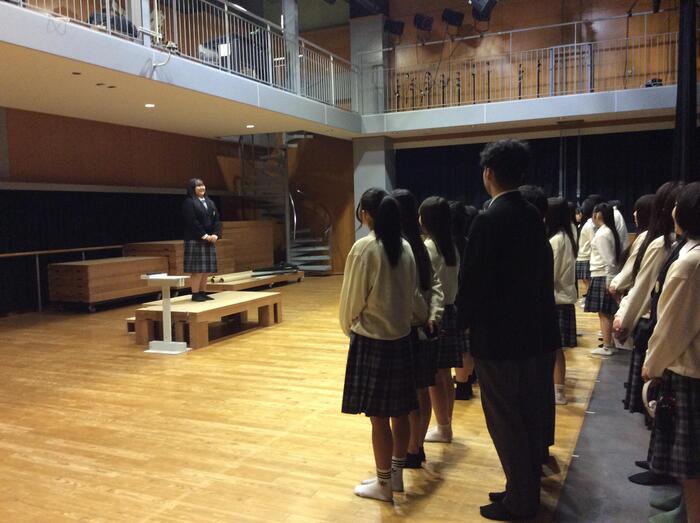 【校長ブログ17】演劇科朝礼挨拶