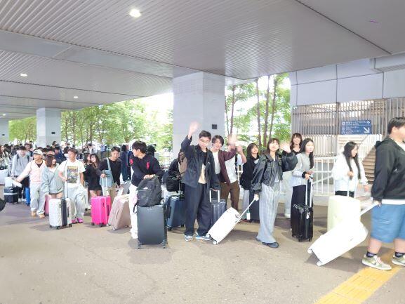 第78号 修学旅行お見送り