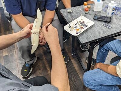 【模型工作部】組み立て、塗装講習会