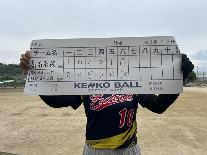 【ソフトボール部】公立大会