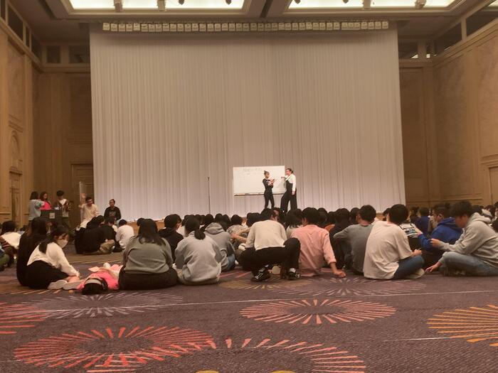 2年生修学旅行 ビンゴ大会