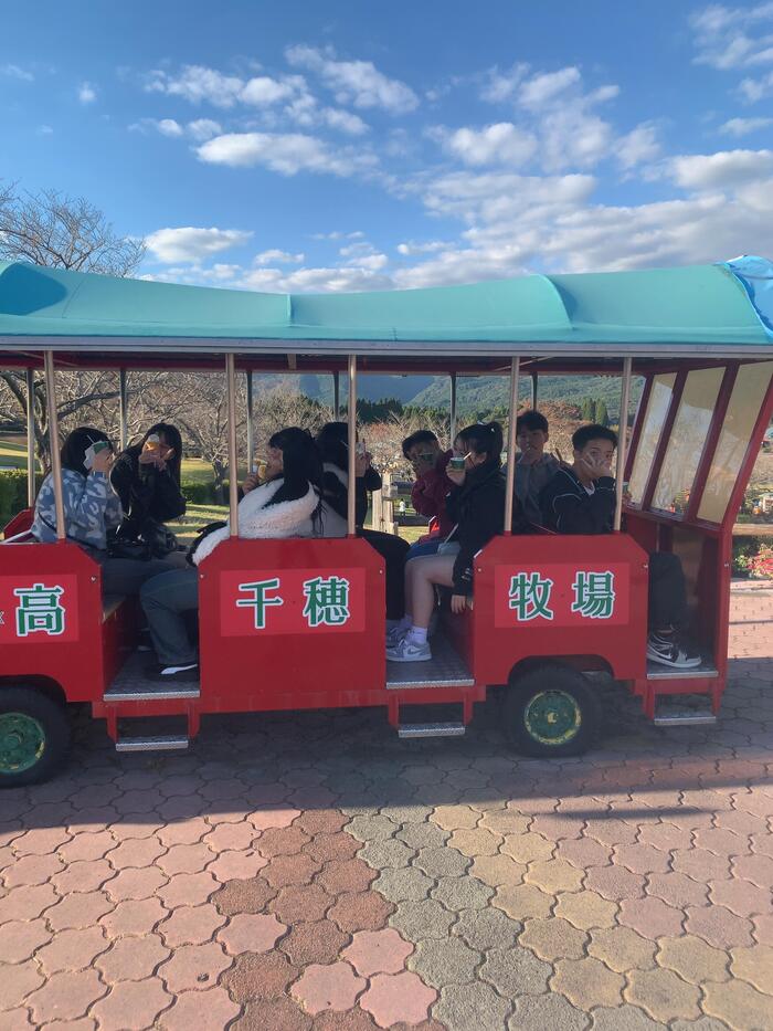 2年生修学旅行 高千穂牧場