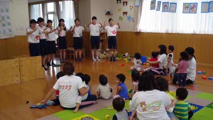0930 保育授業で、放課後保育園訪問