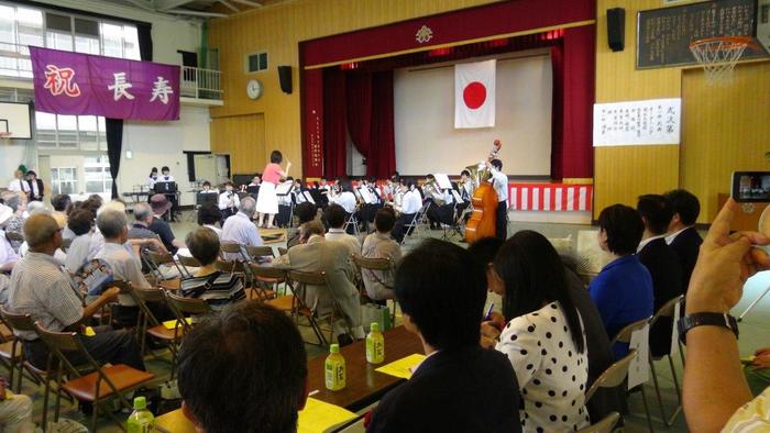 0917 吹奏楽部地区敬老会出演