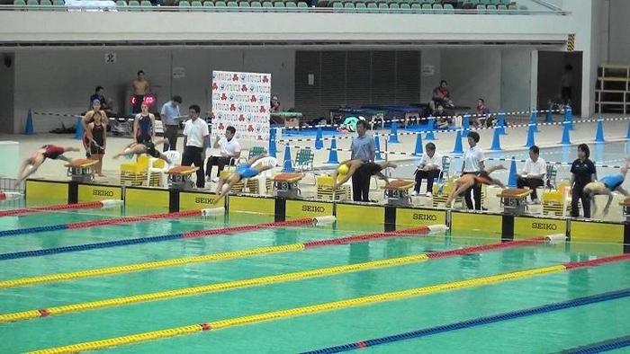 0724 水泳近畿大会なみはやドームに応援
