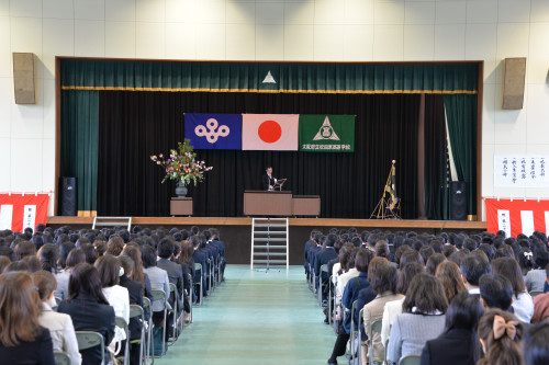 0408 第43期生入学式を盛大に
